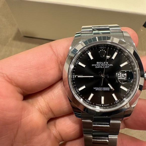 Rolex Datejust 41 Black Automatic 2022 Original box, original - Picture 5 of 10